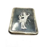 Siam niello silver cigarette case