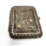 Silver filigree cigarette case