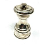 silver hallmarked pepper mill