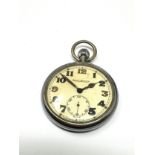 Military Jaeger le coultre pocket watch c the watch is not ticking