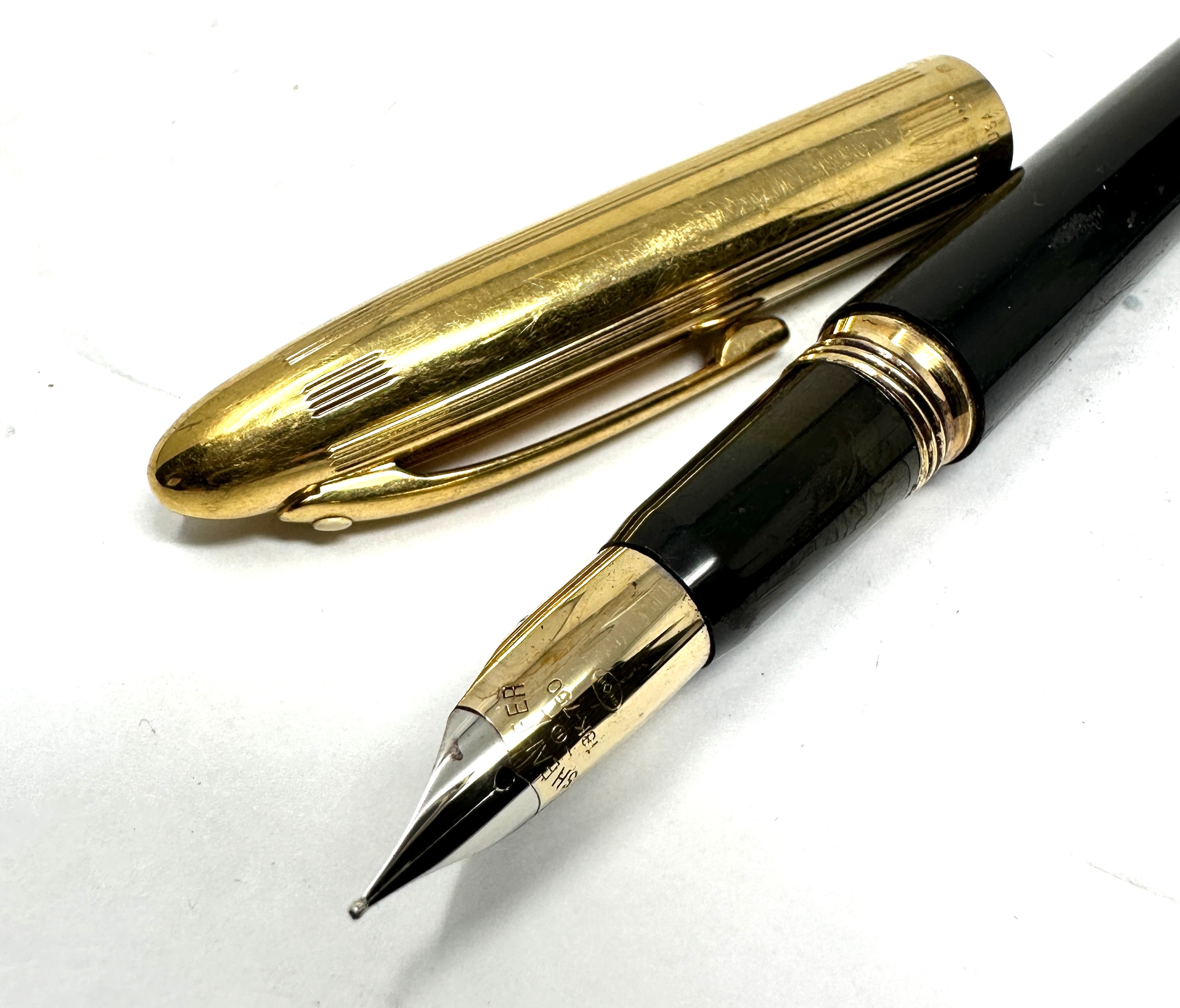 Vintage Sheaffer 18ct gold nib Fountain pen - Bild 3 aus 3