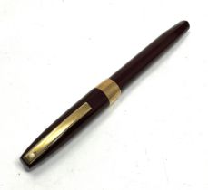 Vintage Sheaffer 14ct gold nib fountain pen