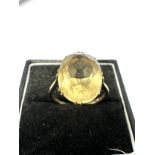 9ct Gold Citrine Ring (3.8g)