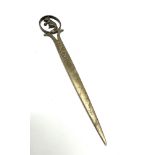 Vintage silver letter opener