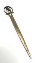 Vintage silver letter opener