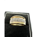 9ct Gold Diamond Dress Ring (4.5g)