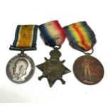 ww1 trio medals to 162139 a.hilson l-sto.r.n