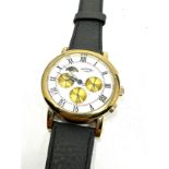 Rotary chronograph automatic gents wristwatch the watch is ticking