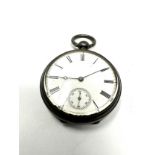 Small Antique waltham silver open face pocket watch the watch is ticking