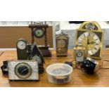 Selection of vintage clock spares and repairs