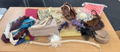 Selection of vintage and later bags and accessories