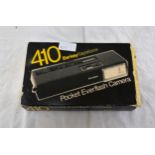 vintage boxed 410 pocket everflash camera