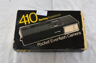 vintage boxed 410 pocket everflash camera