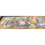 Large selection of comic magazines