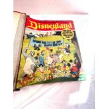 2 Folders of vintage disneyland magazines