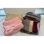 Selection of crochet blankets and blankets