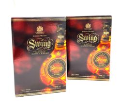 2 New in box Johnnie Walker Swing Blended Scotch Whisky 75 cl