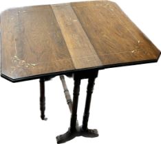 Edwardian inlaid Sunderland table Height 22 inches, Length 29.5 inches, Depth 9.5 inches