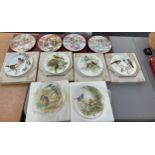 Selection of boxed collectors plates includes Coalport, Royal Worcester etc