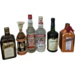 Selection of sealed Vodka and Liquers to include Smirnoff, Cointreau etc