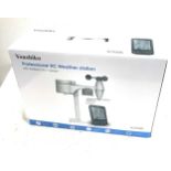 Boxed youshiko yc9385 professional rc weather station with wireless 5 in 1 sensor, untested