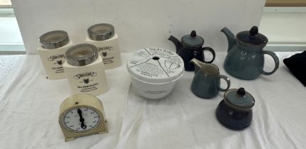 Selection of Denby pottery