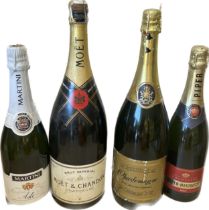 Seleection sealed Champayne to include 1500ml Moet, Charlemagne, Brut etc