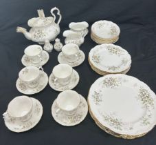 Selection of Royal Albert pattern Haworth part dinner/tea service approx 35 pieces to include tea