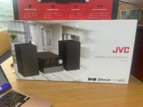 Brand new in the box JVC wireless micro DAB hi-fi UX-D327B, untested