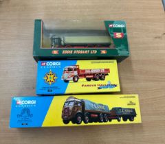 Selection of 3 corgi trucks includes 27601, 14001 etc