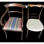 2 Mahogany antique chairs