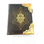 Vintage brass bound family bible Y Bibl cysegr_len peter williams