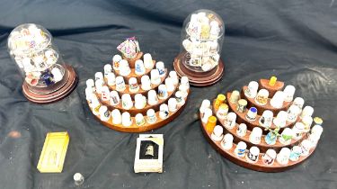 Large selection of thimbles with display stand