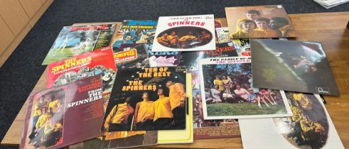 Selection of ' The Spinners' LPs vinyls to include A Family of Man, Singing City etc