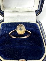 9ct Rose Gold Antique Citrine Ring (1.8g)