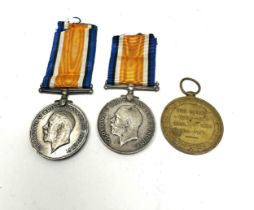 3 x WW1 Medals, War 2273 Pte Rigby LN Lancs, 57860 Gnr Rigby RA, Victory Dvr ASC