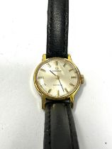 ladies omega geneve wristwatch the watch is ticking