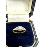 18ct Gold Diamond Ring (2.8g)