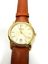 Gents Bulova quartz wristwatch the watch is ticking