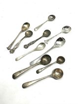 9 x .925 Condiment Spoons 1 plated (48g)