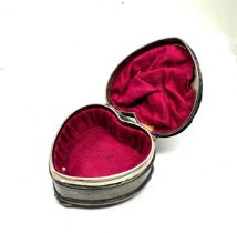 .925 silver heart shaped trinket box