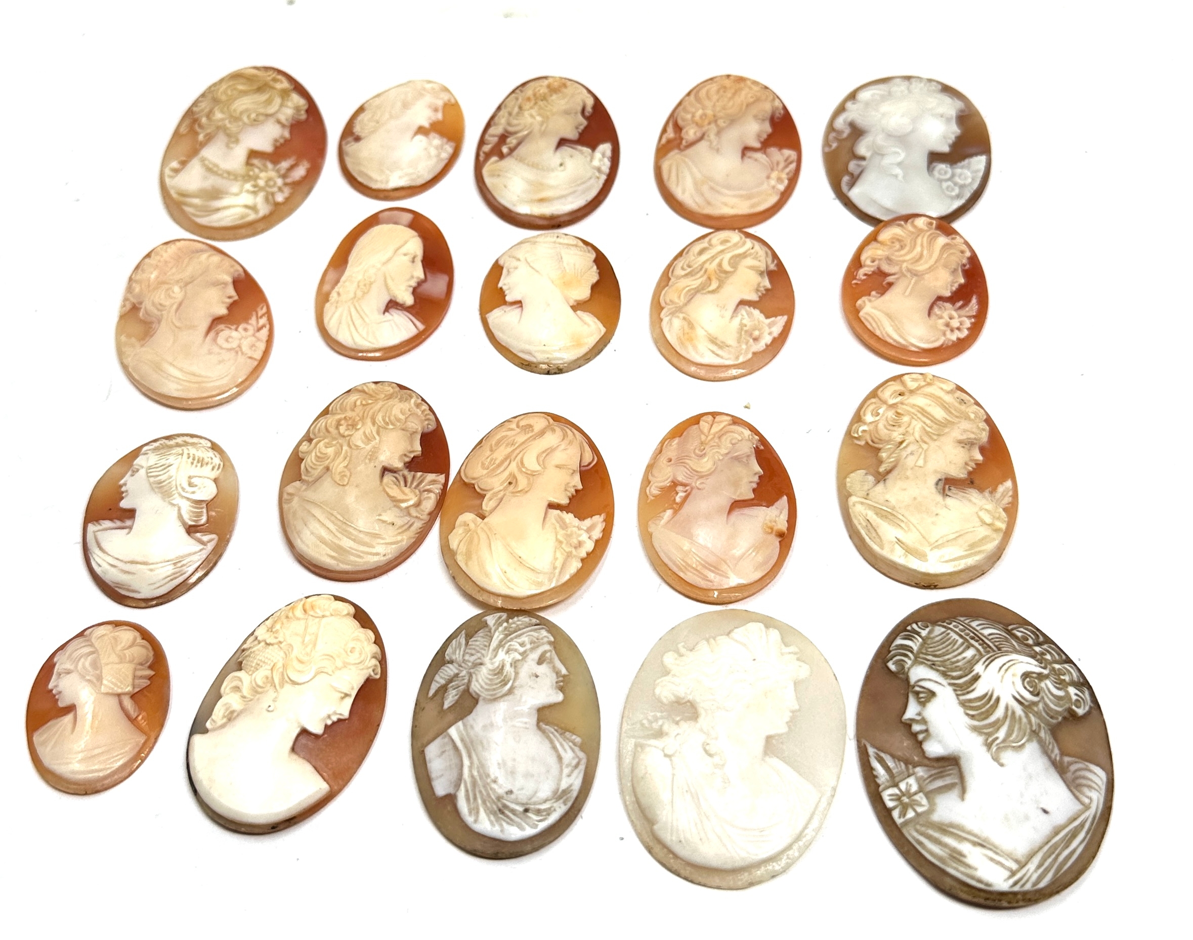 A Collection Of Loose Cameo Panels