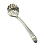 Antique silver ladle spoon