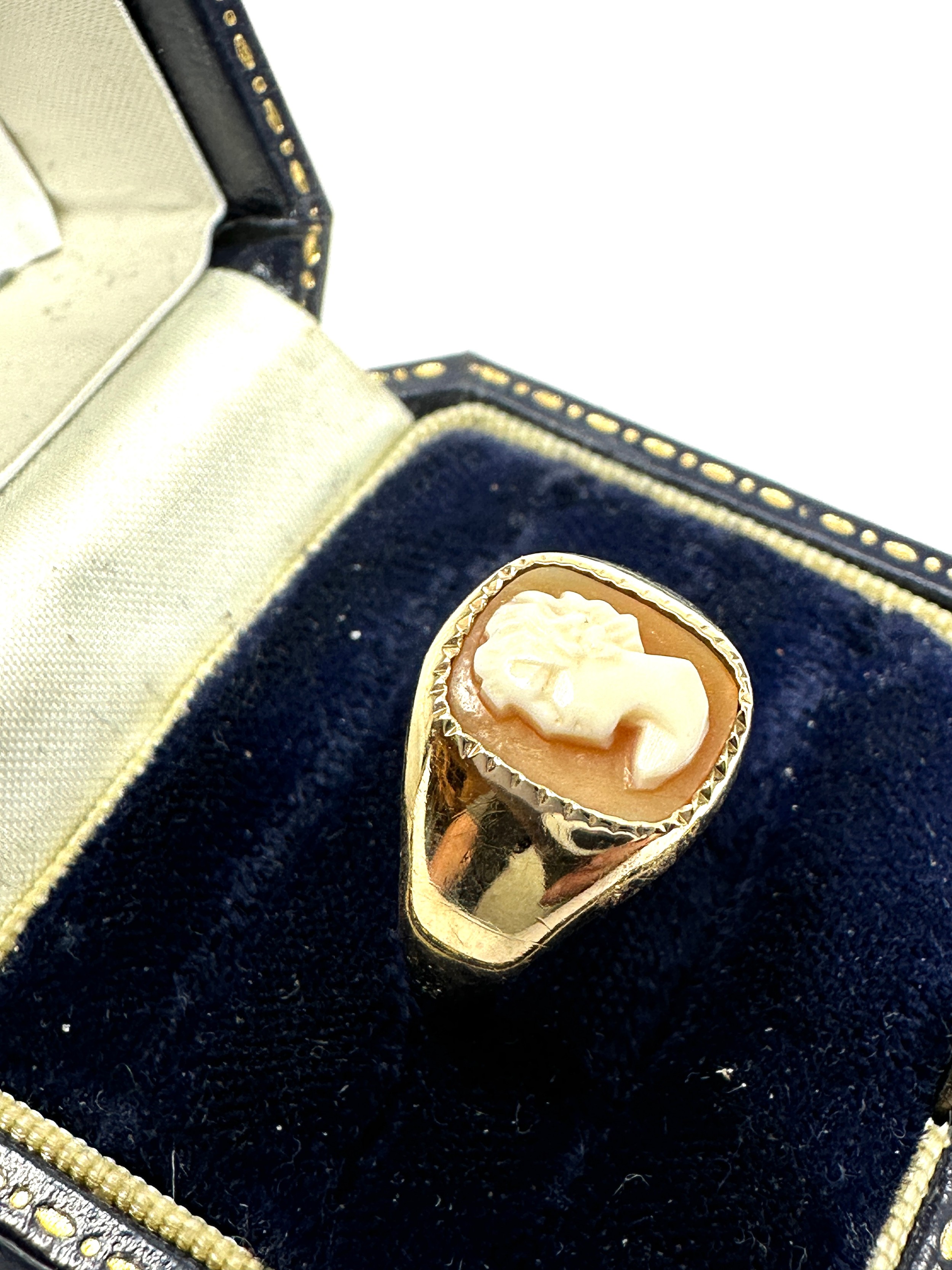 9ct Gold Cameo Ring (2.4g) - Image 2 of 3