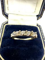 9ct Gold Diamond & Gemstone Ring (2.1g)