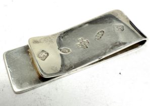 silver hallmarked money clip