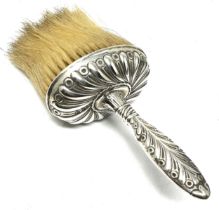 antique silver crumb brush