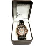 Boxed 75th anniversary of the spiotfire gents wristwatch the watch is ticking