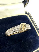 9ct Gold Diamond Dress Ring - As Seen (1.8g)