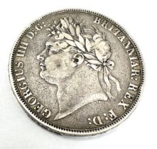 George 1V 1821 silver crown